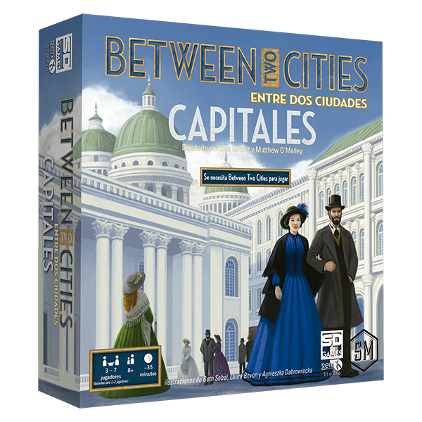 Between two cities: Capitales juego de mesa