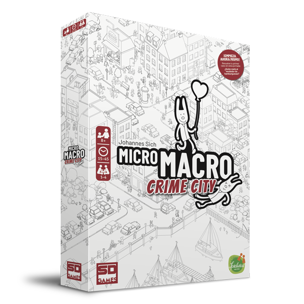 MicroMacro Crime City juego de mesa