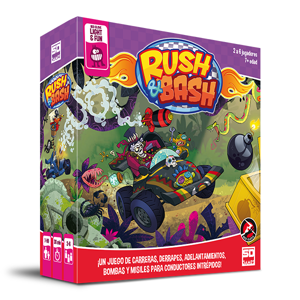 Rush and Bash juego de mesa